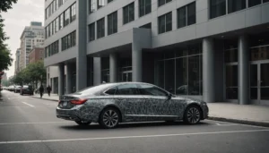 covering triangle voiture