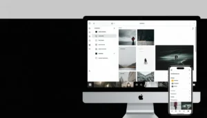 Menu site web design